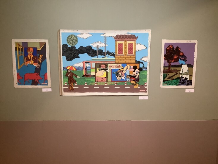 Γιώργος Ιωάννου: Παρουσίαση της έκθεσης Επίμονες Παρουσίες του pop artist στη Δημοτική Πινακοθήκη - Casa Bianca της Θεσσαλονίκης.