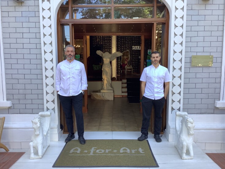 The Lost Sheep, Θάσος: Οι σεφ Γιάννης Μαρινόπουλος και Κυριάκος Τερλελές 