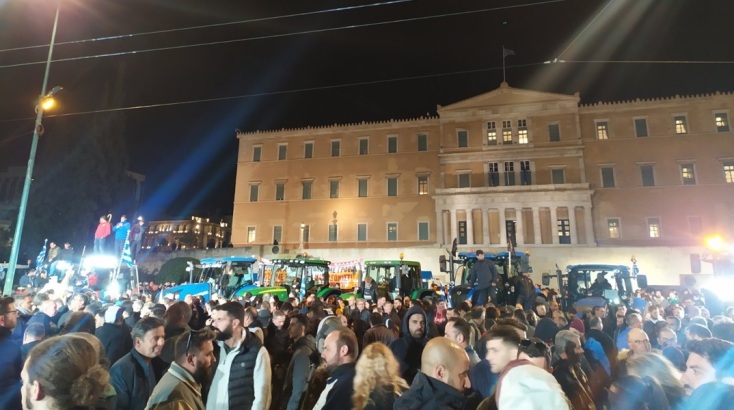 Οι αγρότες στο κέντρο της Αθήνας © Athens Voice