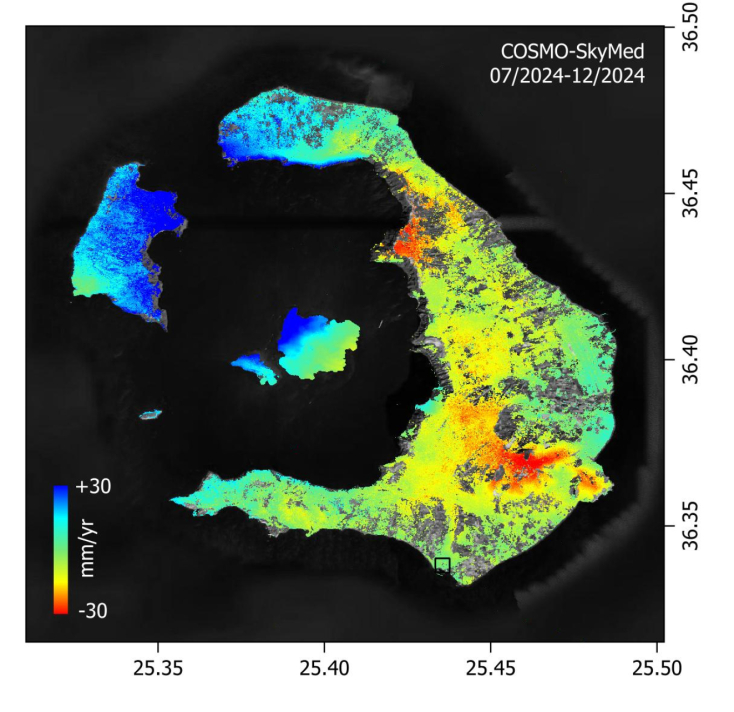 Γεωθερμικός χάρτης της Σαντορίνης