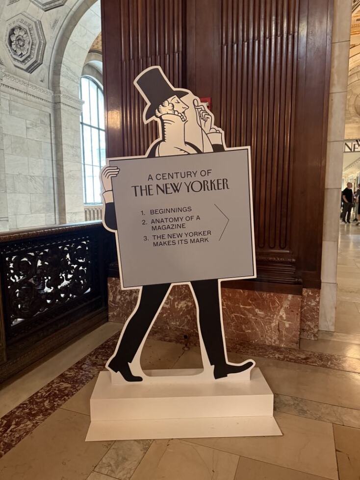 Από την έκθεση για τα 100 χρόνια του The New Yorker