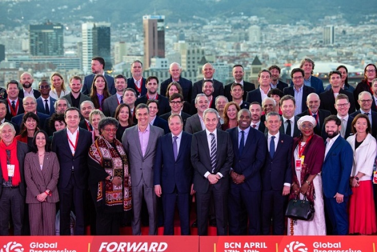 Ο Χάρης Δούκας συμμετείχε στο Global Progressive Mobilisation στη Βαρκελώνη