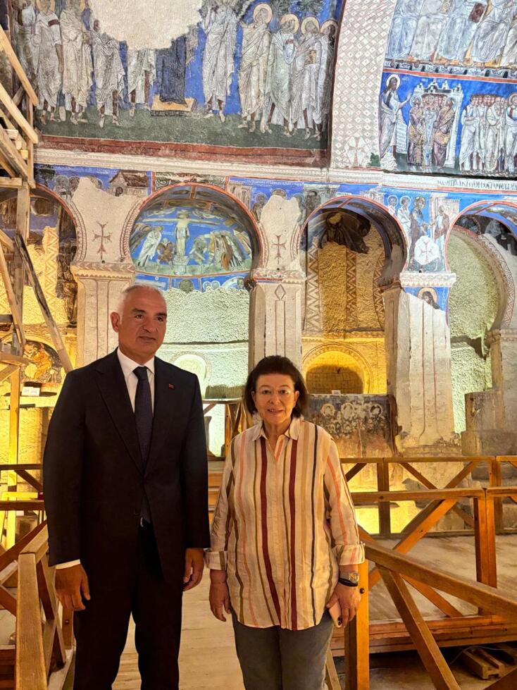 H Λίνα Μενδώνη στο 1ο Πολιτιστικό Forum Ελλάδας - Τουρκίας στην Καππαδοκία