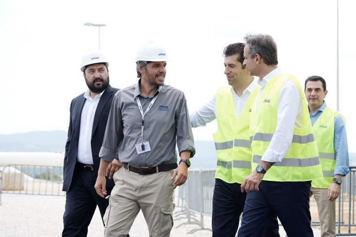 Κομοτηνή: Μητσοτάκης και Πετκόφ έθεσαν σε λειτουργία τον αγωγό φυσικού αερίου IGB