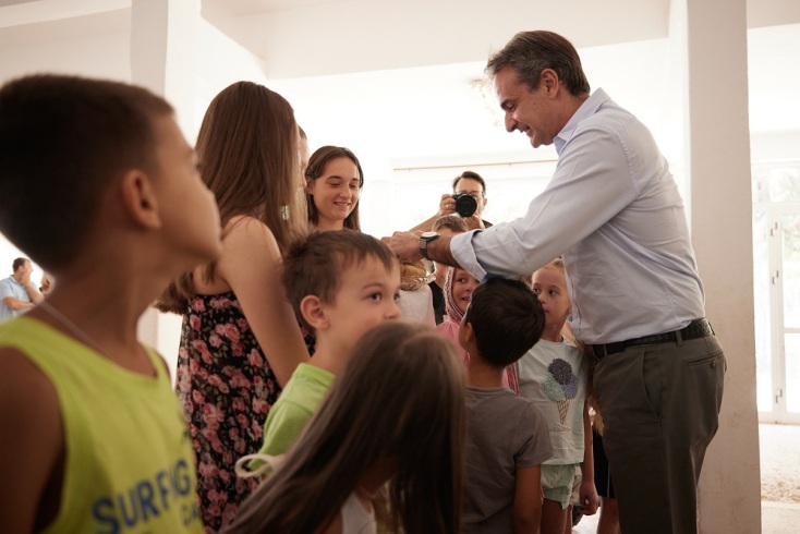 Επίσκεψη του Πρωθυπουργού Κυριάκου Μητσοτάκη σε περιοχές της ανατολικής Αττικής