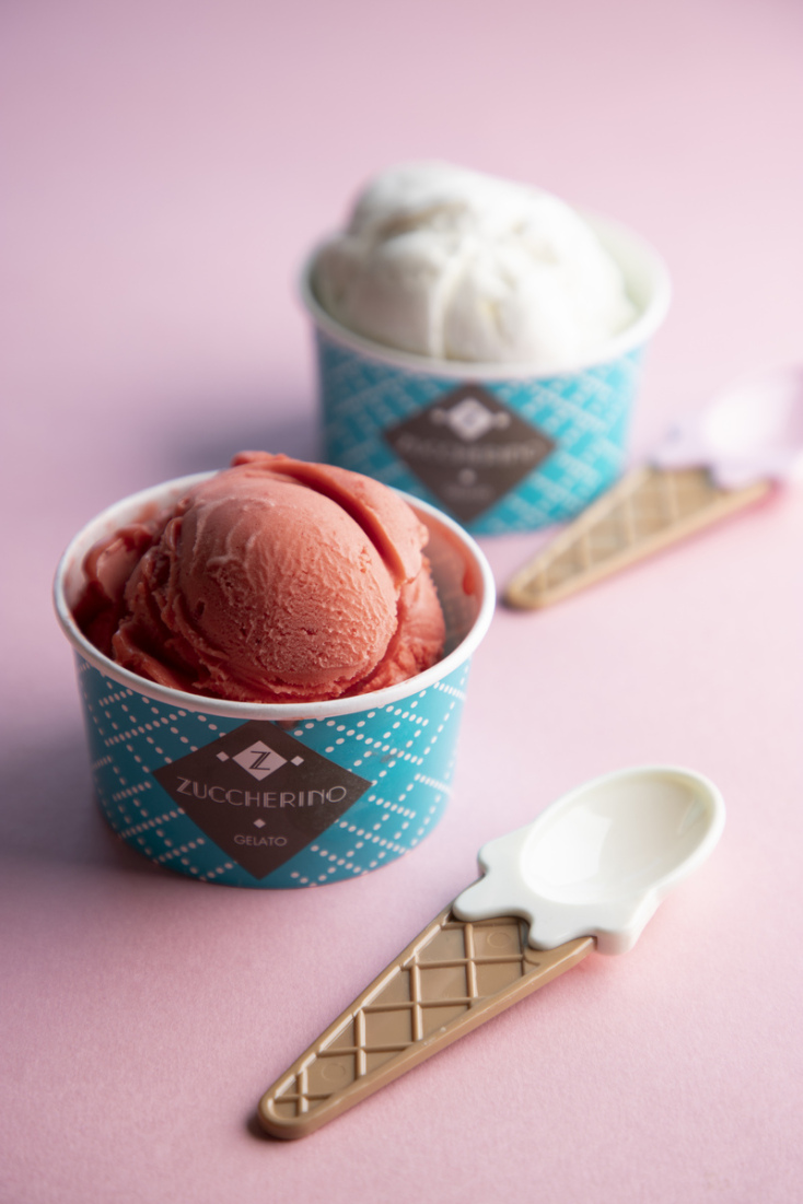 Fior di Latte & Fragola Sorbetto