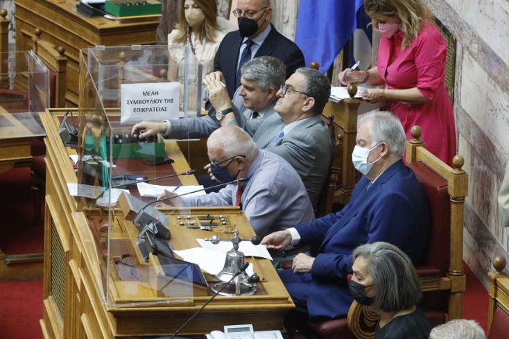 Κληρώσεις ενώπιον της Ολομέλειας της Βουλής για Παπαγγελόπουλο Παππά