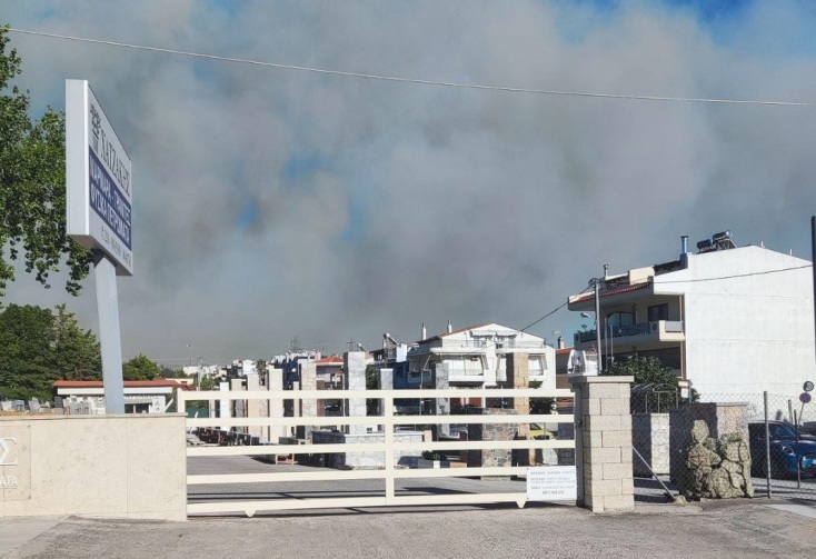 Πυρκαγιά στην Πεντέλη