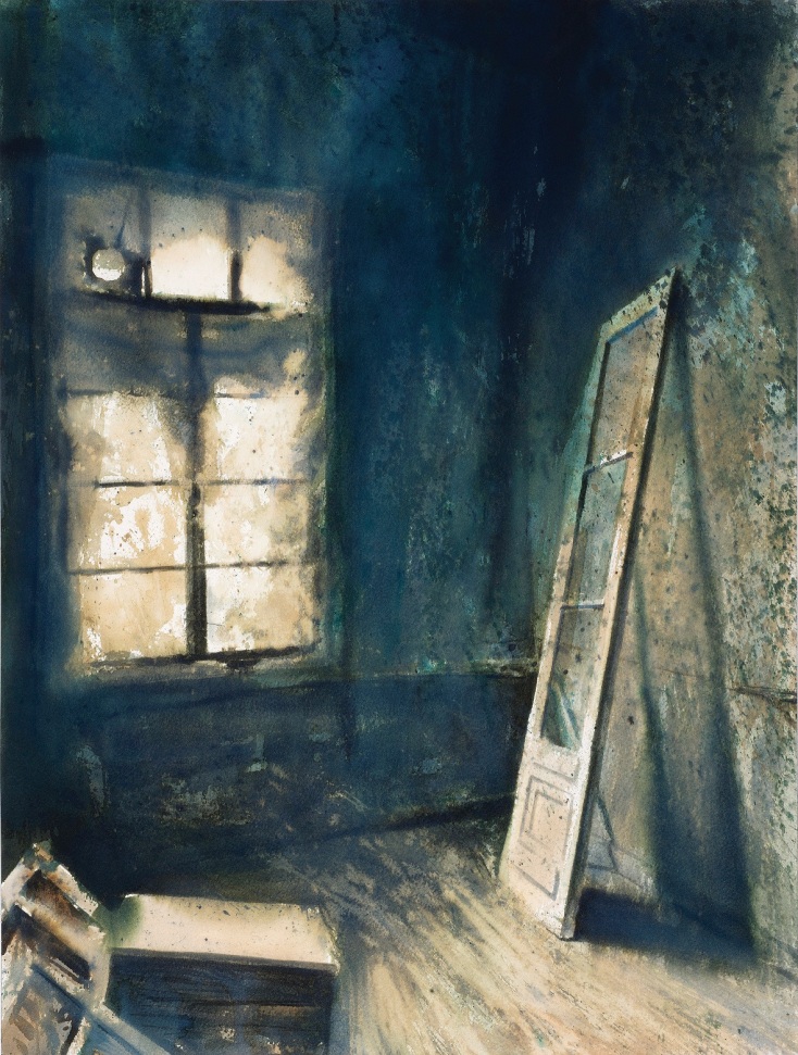 Έργο του ζωγράφου Ανδρέα Γεωργιάδη από την έκθεση «Επέστρεφε - Αναφορά στον Κ.Π. Καβάφη»