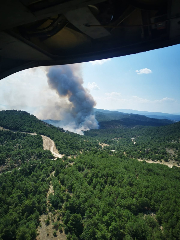 Τρίτη ημέρα ανεξέλεγκτη η μεγάλη φωτιά στο δάσος της Δαδιάς
