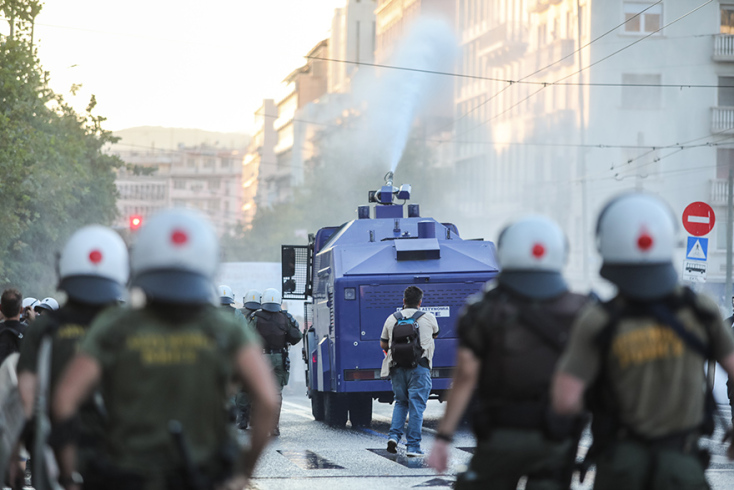 Επεισόδια στο κέντρο της Αθήνας