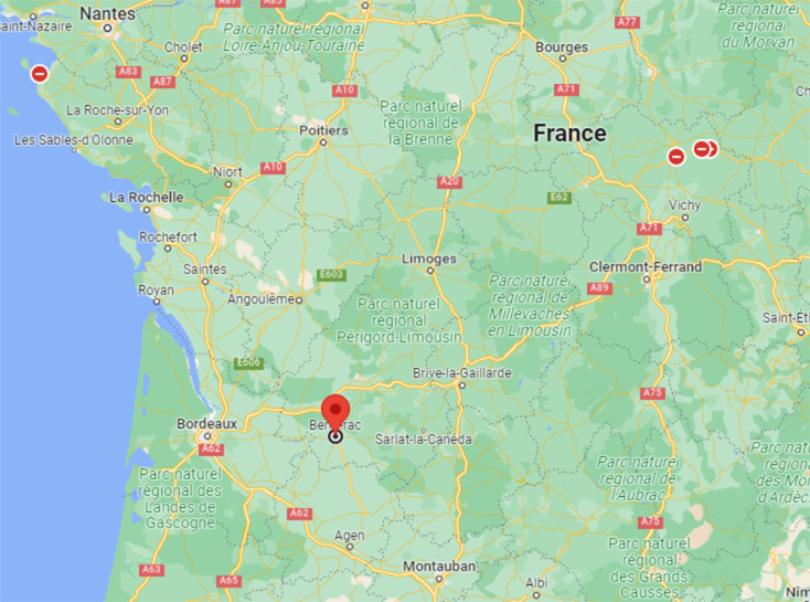 Η περιοχή όπου σημειώθηκε η έκρηξη σε μονάδα παραγωγής στρατιωτικών εκρηκτικών