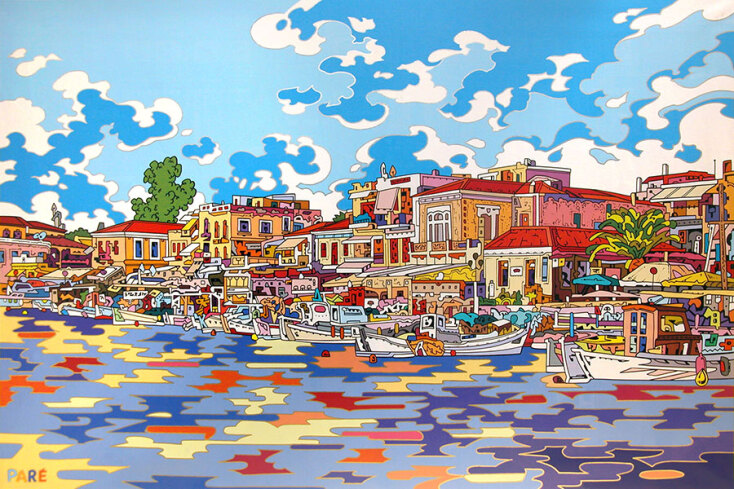 Πίνακας του Benoit Paré με την Αίγινα