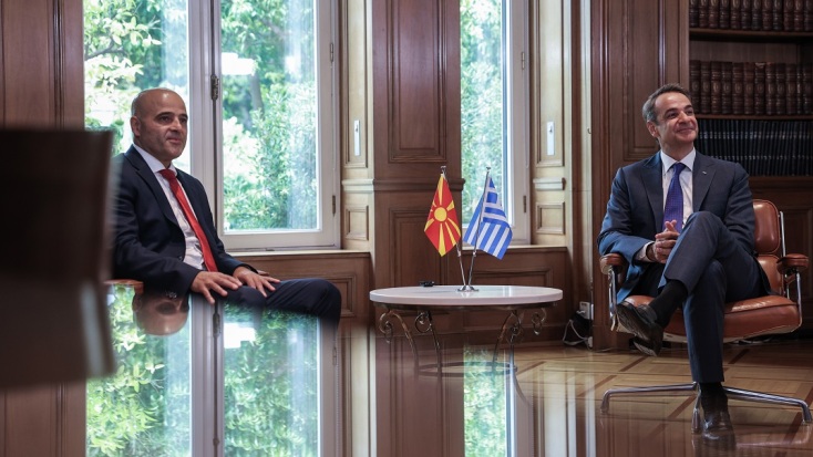 Ενεργειακά και επενδύσεις στη συνάντηση Μητσοτάκη - Κοβατσέφσκι