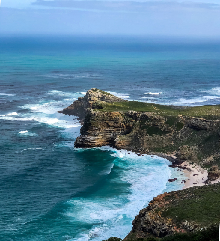 Cape Point. Ένα τόπος άγριας ομορφιάς, παραδομένος στις διαθέσεις του ωκεανού.
