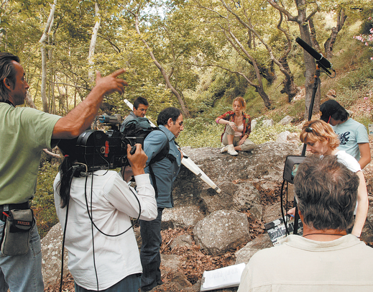 Από τα γυρίσματα της ταινίας «Παρέες» στο Πήλιο