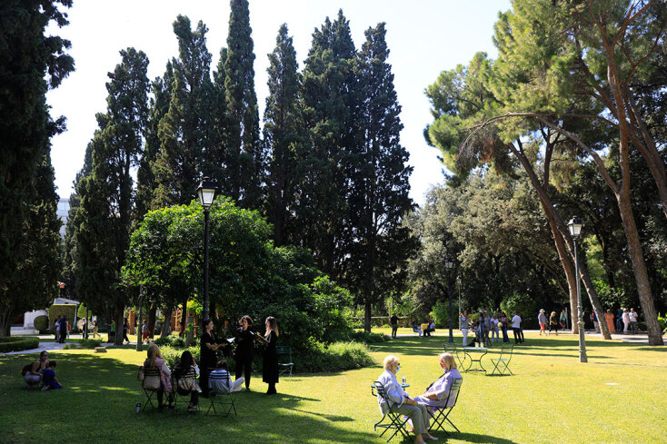 Κυριακάτικη βόλτα στον Κήπο του Προεδρικού Μεγάρου