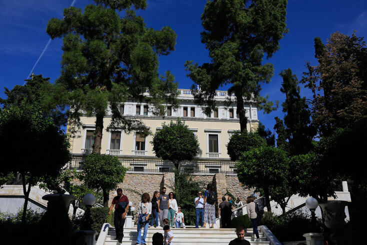 Να δουν από κοντά τον Κήπο του Προεδρικού Μεγάρου είχαν οι πολίτες την Κυριακή το πρωί