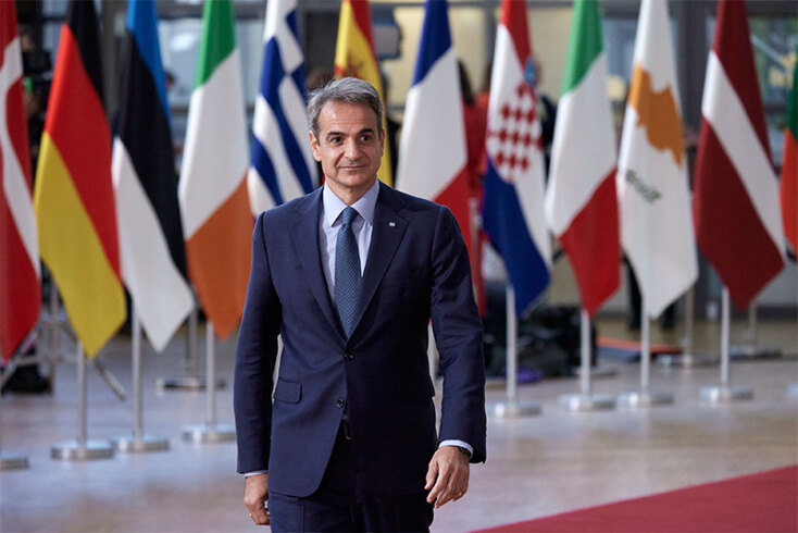 Ο Κυριάκος Μητσοτάκης στη σύνοδο του Ευρωπαϊκού Συμβουλίου