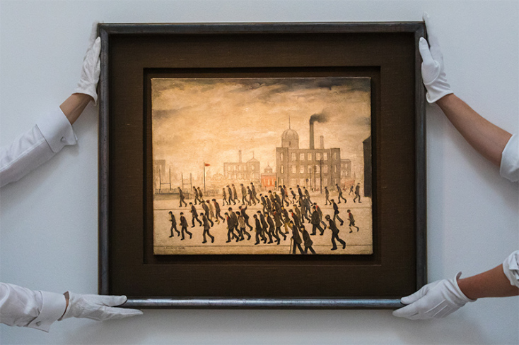 Ο πίνακας «Going to the Match»