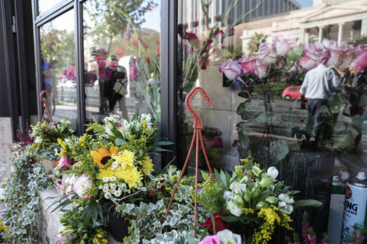 Λουλουδάδικα στο Σύνταγμα