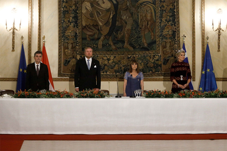 Η δεξίωση της ΠτΔ στο βασιλικό ζεύγος της Ολλανδίας 