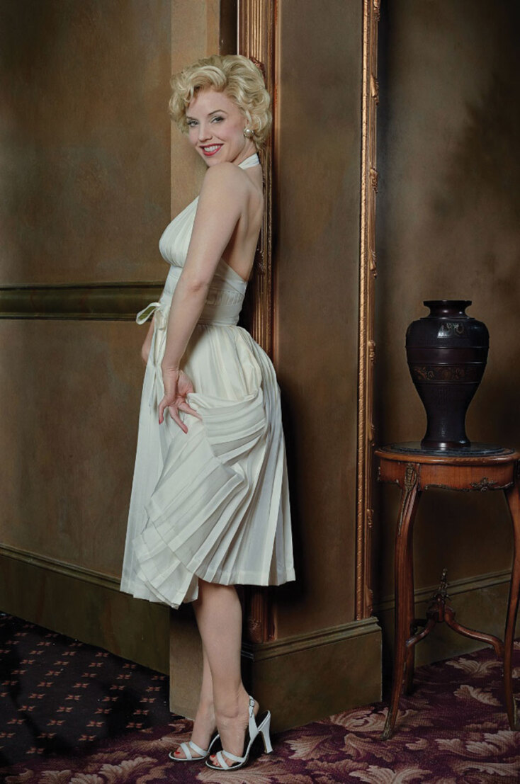 Η ηθοποιός Kelli Garner ως Μέριλιν Μονρόε