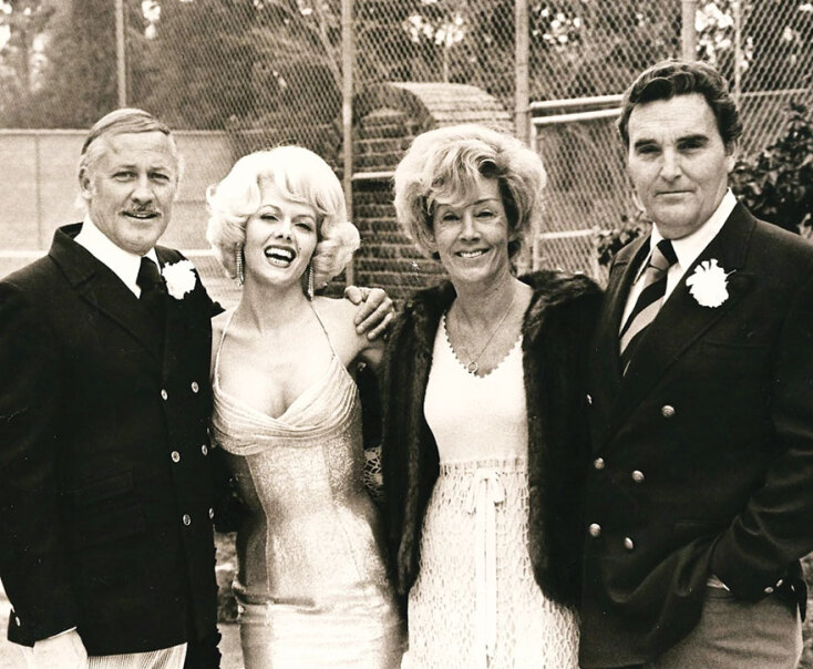 Η ηθοποιός Misty Rowe ως Μέριλιν Μονρόε