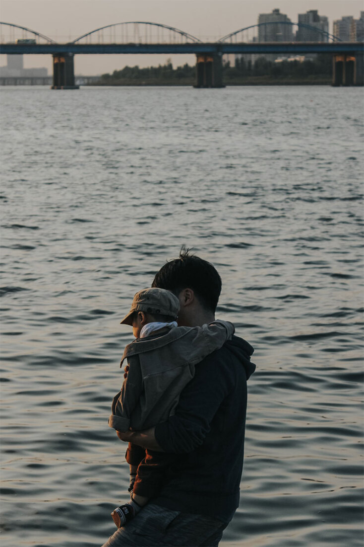 Μπαμπάς μαζί με το παιδί του