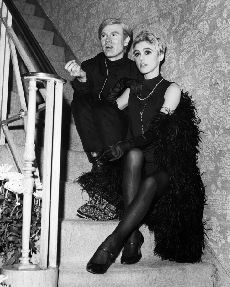 H Edie Sedgwick με τον Andy Warhol την εποχή του Factory