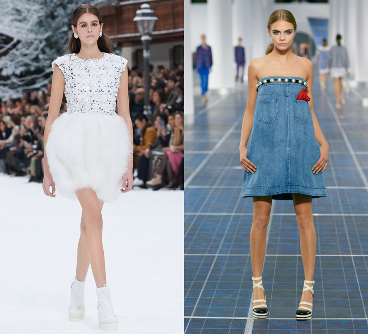 Kaia Gerber, Cara Delevingne