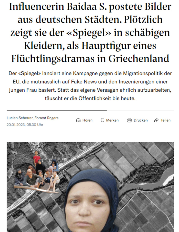 Το δημοσίευμα της ελβετικής Neue Zürcher Zeitung για τη «Μαρία του Έβρου»