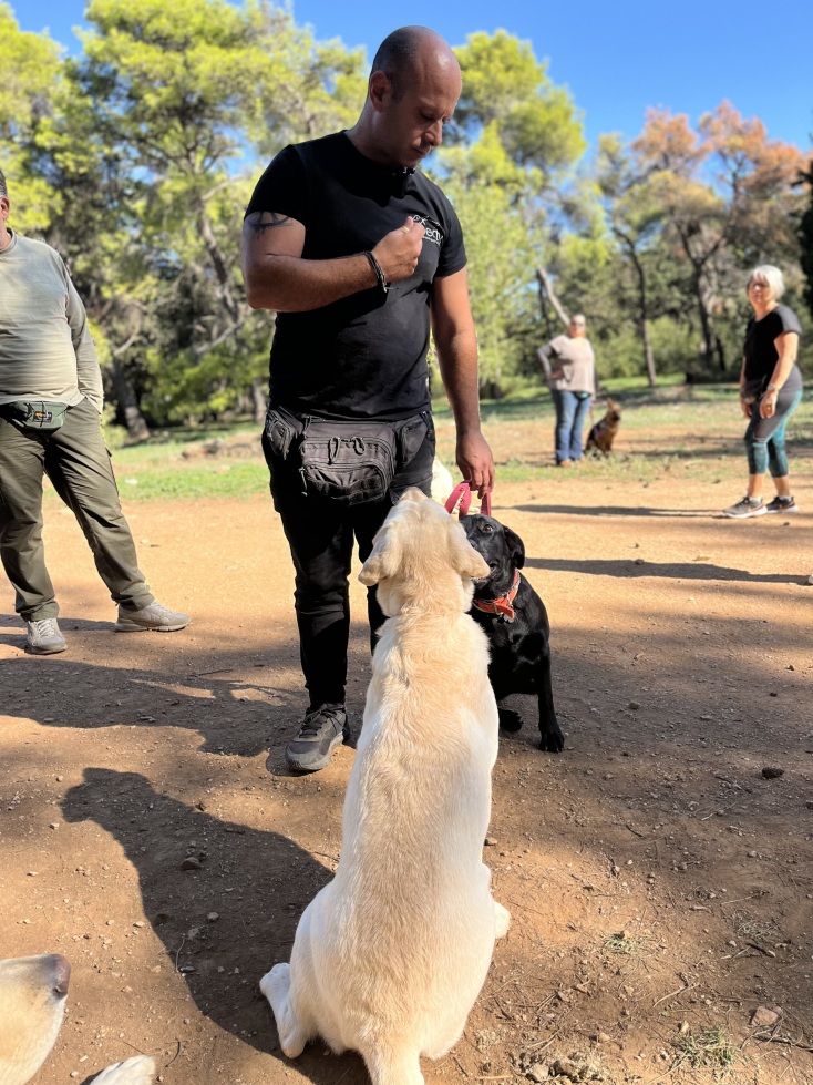 Ο Γιάννης Κονδράρος της Liberty Guide Dogs