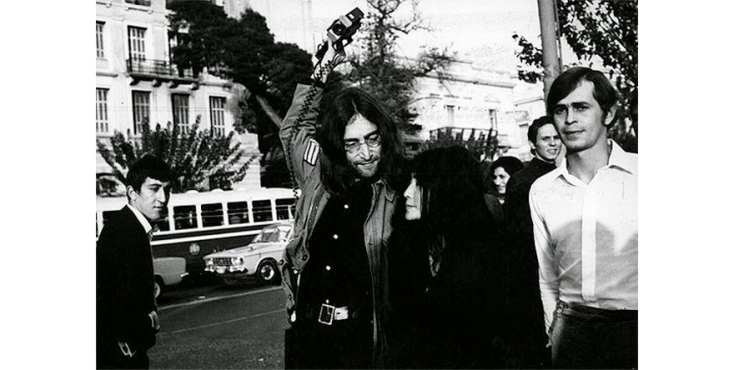 Με τον Λένον στους δρόμους της Αθήνας, 1969