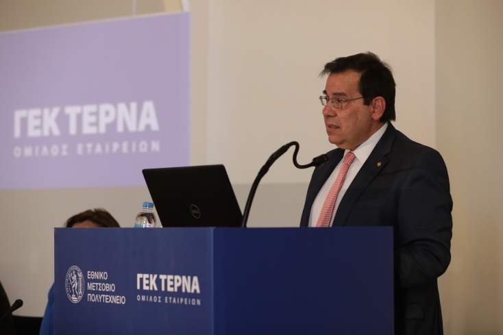 Ο Πρύτανης του ΕΜΠ κ. Ανδρέας Μπουντουβής