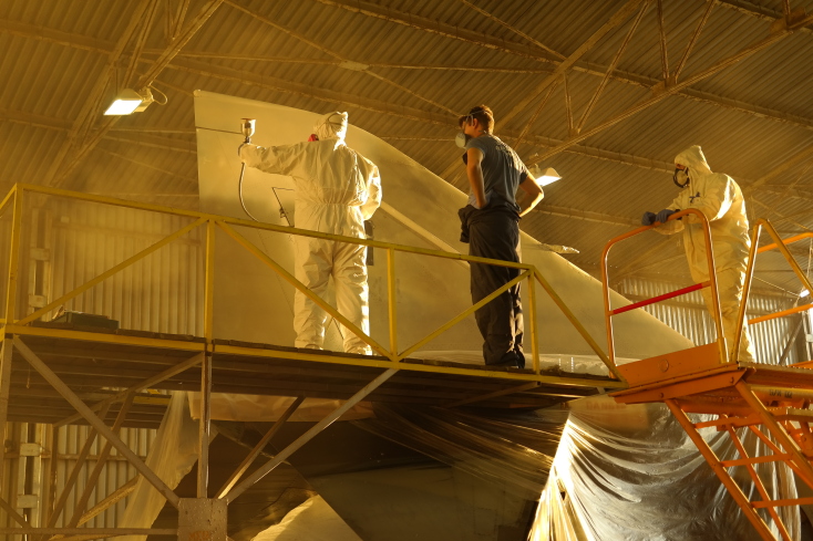 Βαφή αεροσκάφους