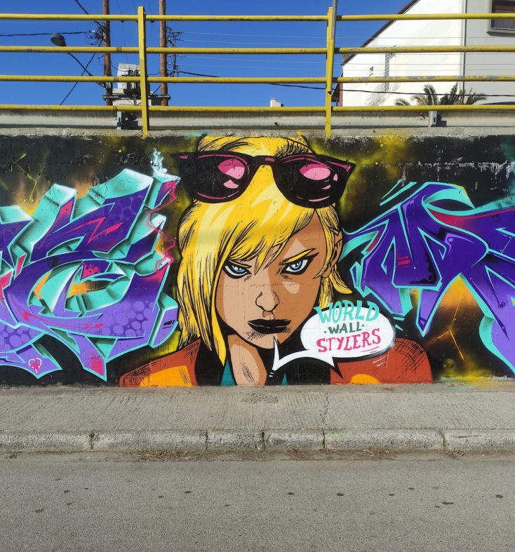 Ο street artist BZKS