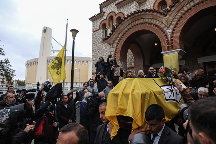 Κηδεία Μίμη Παπαϊωάννου