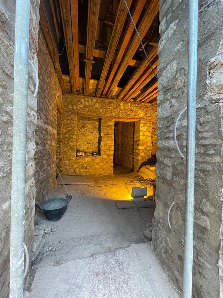 Εικόνα από το εσωτερικό της οικίας Κωλέττη