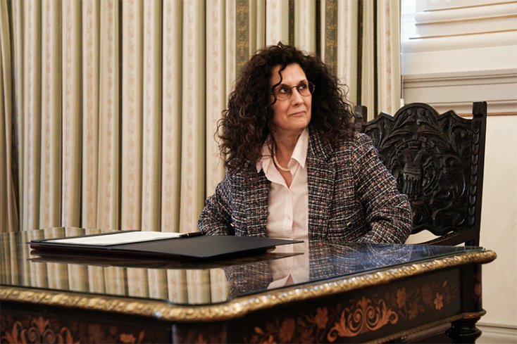 Ορκίστηκε υπηρεσιακή υπουργός Εσωτερικών η Καλλιόπη Σπανού