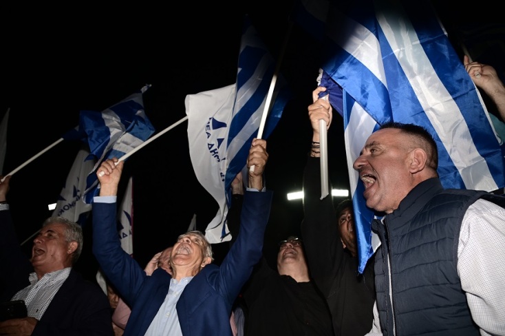 Εκλογές 2023: Πανηγυρικό κλίμα στην Πειραιώς