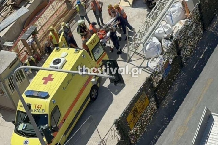 Θεσσαλονίκη: Σοβαρό εργατικό ατύχημα στο εργοτάξιο του Μετρό