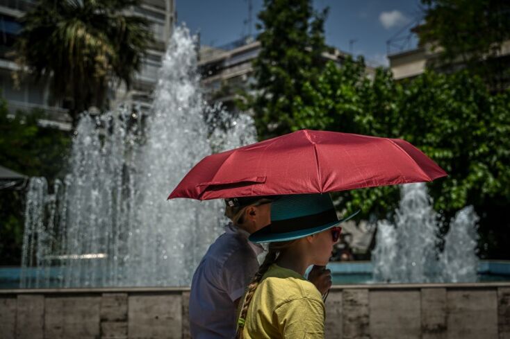 Σε επίπεδο επικινδυνότητας 3 ο καύσωνας «Κλέων» σήμερα στην Αθήνα 