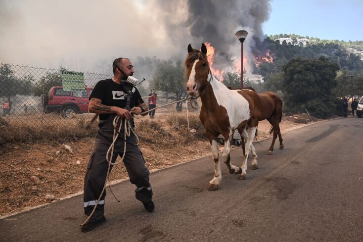 Δραματικές ώρες στη Φυλή, ανησυχία για την Πάρνηθα