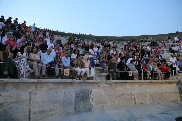 To αρχαίο θέατρο της Λάρισας 