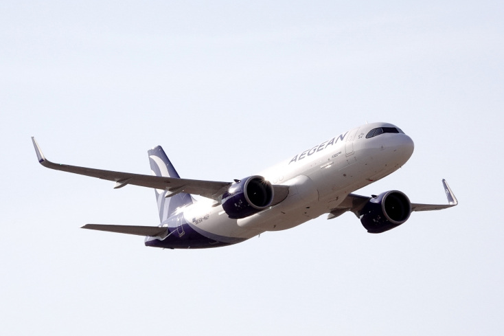 Το Airbus της Αegean