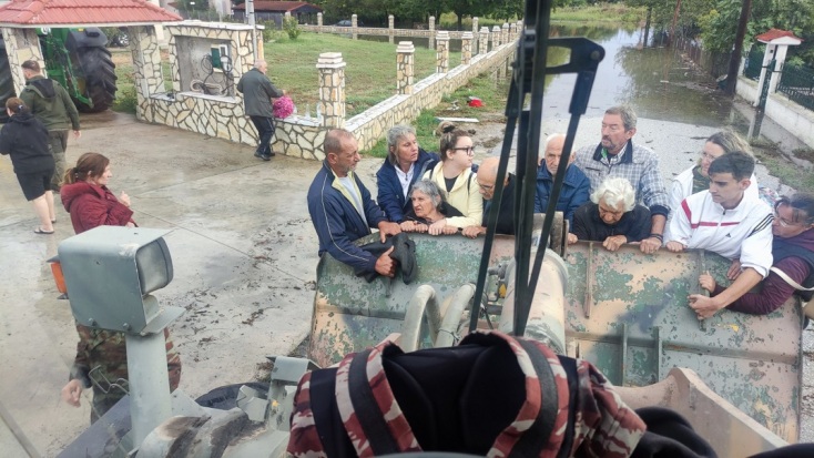 Κακοκαιρία Daniel: 109 απεγκλωβισμοί σε Θεσσαλία και Στερεά Ελλάδα