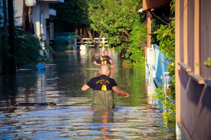 Αγωνία στη Λάρισα εξαιτίας του φουσκωμένου Πηνειού