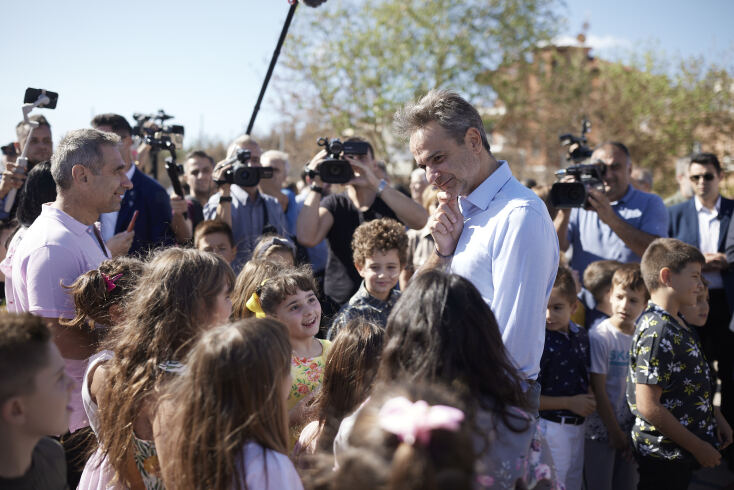 Στον αγιασμό στο Δημοτικό Σχολείο Παλαγίας Έβρου ο πρωθυπουργός