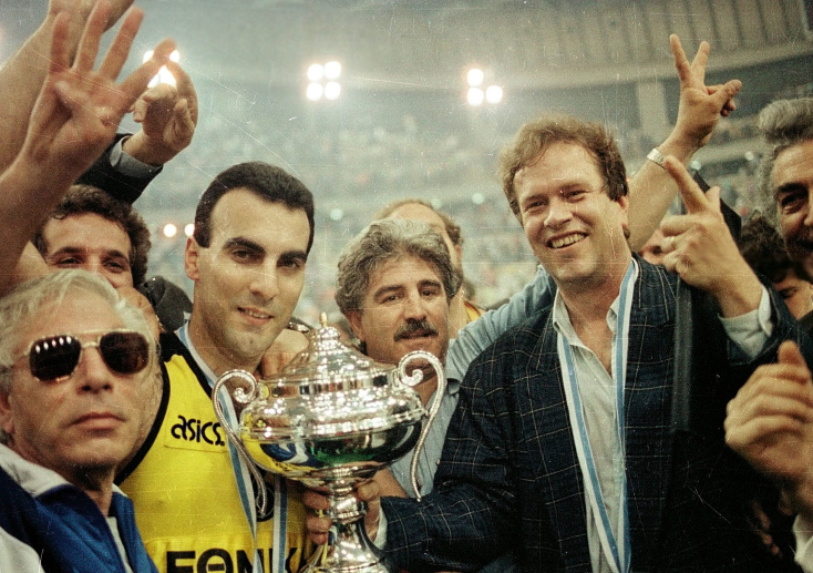 Ο Γιάννης Ιωαννίδης με τον Νίκο Γκάλη